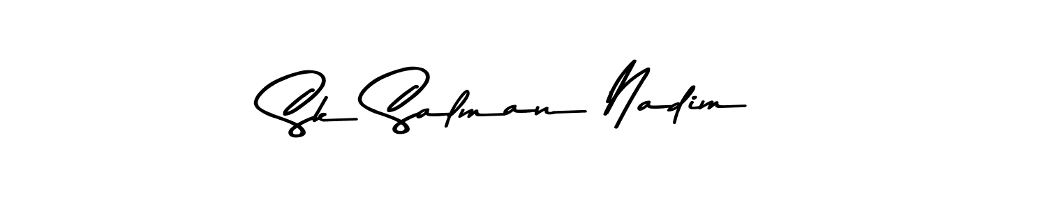 You should practise on your own different ways (Asem Kandis PERSONAL USE) to write your name (Sk Salman Nadim) in signature. don't let someone else do it for you. Sk Salman Nadim signature style 9 images and pictures png