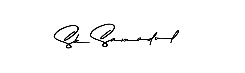 Create a beautiful signature design for name Sk Samadul. With this signature (Asem Kandis PERSONAL USE) fonts, you can make a handwritten signature for free. Sk Samadul signature style 9 images and pictures png