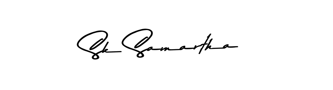 You should practise on your own different ways (Asem Kandis PERSONAL USE) to write your name (Sk Samartha) in signature. don't let someone else do it for you. Sk Samartha signature style 9 images and pictures png