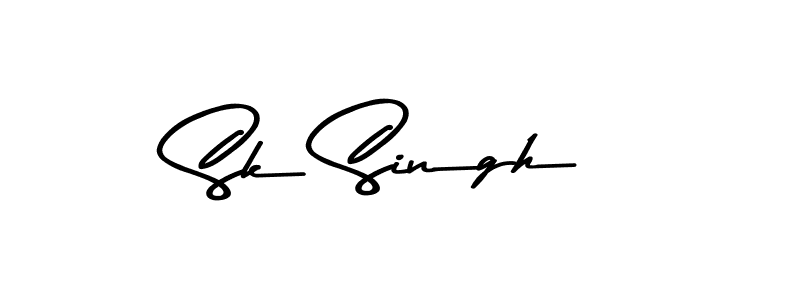 Sk Singh stylish signature style. Best Handwritten Sign (Asem Kandis PERSONAL USE) for my name. Handwritten Signature Collection Ideas for my name Sk Singh. Sk Singh signature style 9 images and pictures png