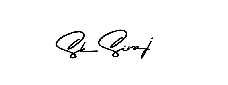 Design your own signature with our free online signature maker. With this signature software, you can create a handwritten (Asem Kandis PERSONAL USE) signature for name Sk Siraj. Sk Siraj signature style 9 images and pictures png