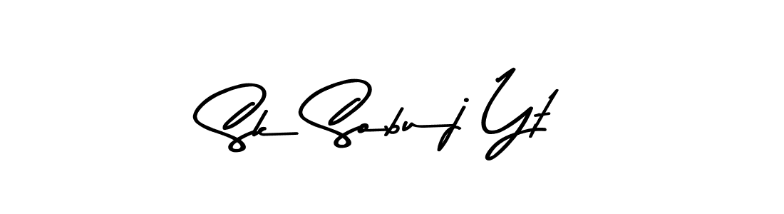 if you are searching for the best signature style for your name Sk Sobuj Yt. so please give up your signature search. here we have designed multiple signature styles  using Asem Kandis PERSONAL USE. Sk Sobuj Yt signature style 9 images and pictures png