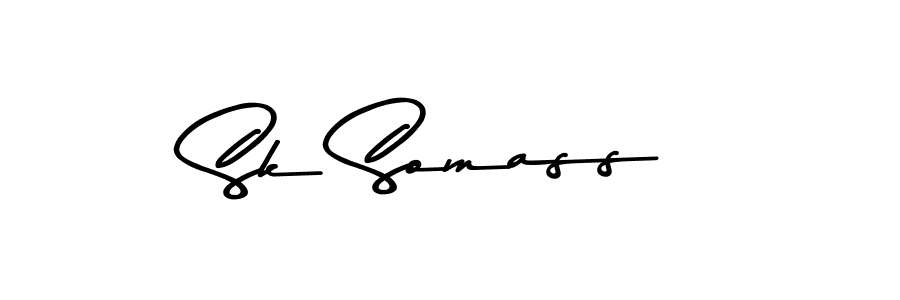 Design your own signature with our free online signature maker. With this signature software, you can create a handwritten (Asem Kandis PERSONAL USE) signature for name Sk Somass. Sk Somass signature style 9 images and pictures png