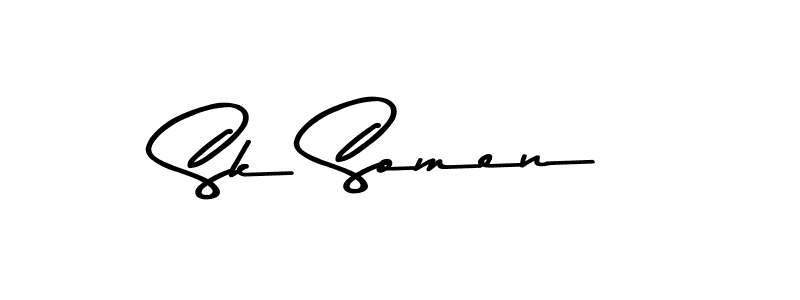 How to Draw Sk Somen signature style? Asem Kandis PERSONAL USE is a latest design signature styles for name Sk Somen. Sk Somen signature style 9 images and pictures png