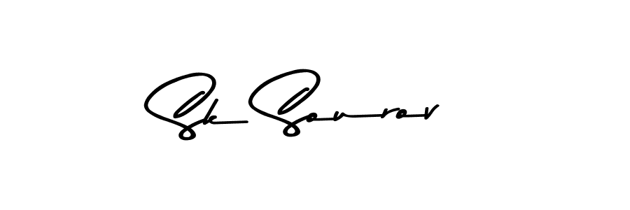 Create a beautiful signature design for name Sk Sourov. With this signature (Asem Kandis PERSONAL USE) fonts, you can make a handwritten signature for free. Sk Sourov signature style 9 images and pictures png
