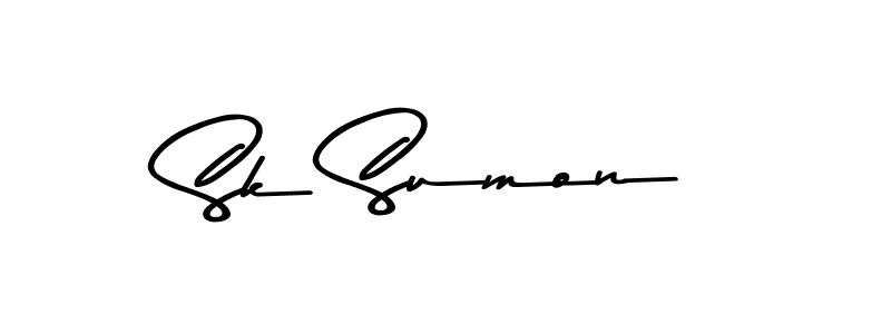 Similarly Asem Kandis PERSONAL USE is the best handwritten signature design. Signature creator online .You can use it as an online autograph creator for name Sk Sumon. Sk Sumon signature style 9 images and pictures png