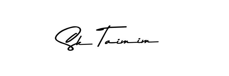 Make a beautiful signature design for name Sk Taimim. With this signature (Asem Kandis PERSONAL USE) style, you can create a handwritten signature for free. Sk Taimim signature style 9 images and pictures png