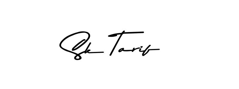 Create a beautiful signature design for name Sk Tarif. With this signature (Asem Kandis PERSONAL USE) fonts, you can make a handwritten signature for free. Sk Tarif signature style 9 images and pictures png