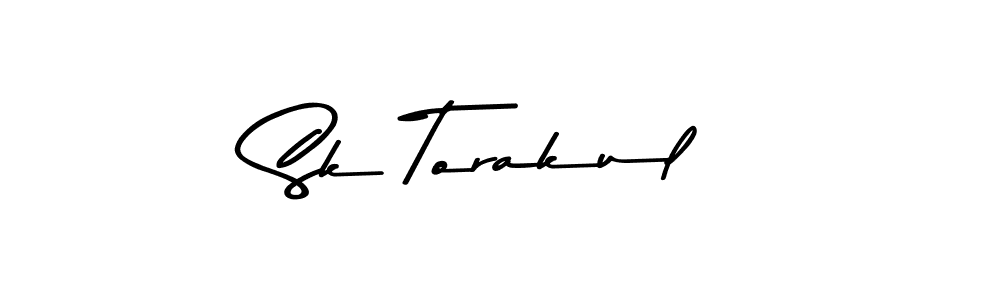 Design your own signature with our free online signature maker. With this signature software, you can create a handwritten (Asem Kandis PERSONAL USE) signature for name Sk Torakul. Sk Torakul signature style 9 images and pictures png