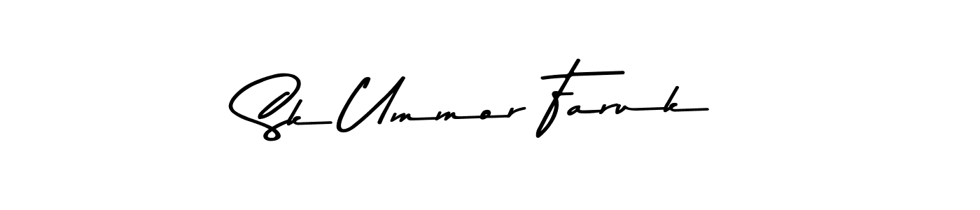 How to make Sk Ummor Faruk signature? Asem Kandis PERSONAL USE is a professional autograph style. Create handwritten signature for Sk Ummor Faruk name. Sk Ummor Faruk signature style 9 images and pictures png