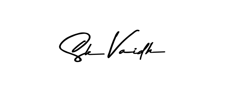 Sk Vaidh stylish signature style. Best Handwritten Sign (Asem Kandis PERSONAL USE) for my name. Handwritten Signature Collection Ideas for my name Sk Vaidh. Sk Vaidh signature style 9 images and pictures png