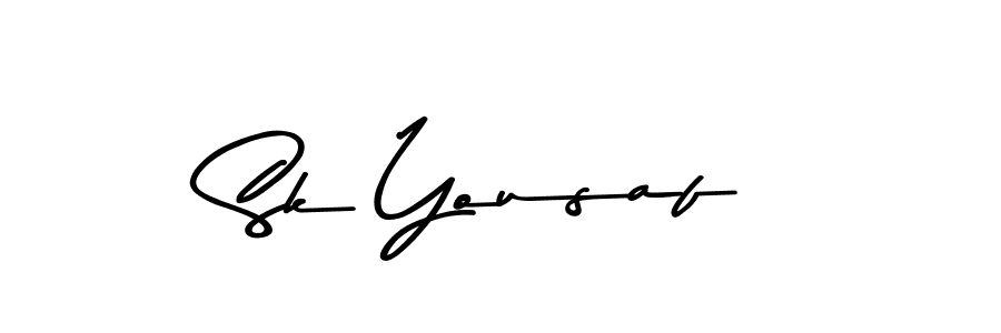 Sk Yousaf stylish signature style. Best Handwritten Sign (Asem Kandis PERSONAL USE) for my name. Handwritten Signature Collection Ideas for my name Sk Yousaf. Sk Yousaf signature style 9 images and pictures png