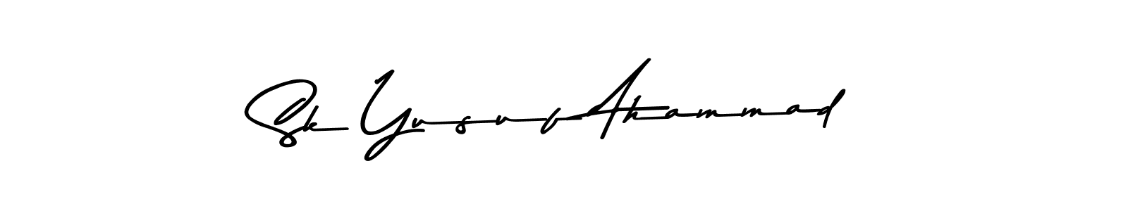 This is the best signature style for the Sk Yusuf Ahammad name. Also you like these signature font (Asem Kandis PERSONAL USE). Mix name signature. Sk Yusuf Ahammad signature style 9 images and pictures png