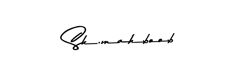 Make a beautiful signature design for name Sk.mahboob. With this signature (Asem Kandis PERSONAL USE) style, you can create a handwritten signature for free. Sk.mahboob signature style 9 images and pictures png