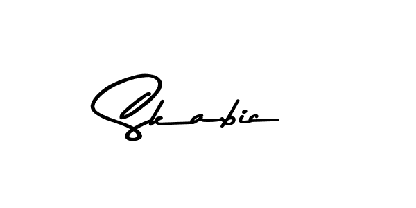 if you are searching for the best signature style for your name Skabic. so please give up your signature search. here we have designed multiple signature styles  using Asem Kandis PERSONAL USE. Skabic signature style 9 images and pictures png