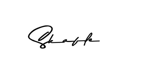 Make a beautiful signature design for name Skafle. Use this online signature maker to create a handwritten signature for free. Skafle signature style 9 images and pictures png