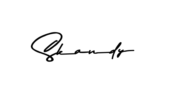 How to make Skandy signature? Asem Kandis PERSONAL USE is a professional autograph style. Create handwritten signature for Skandy name. Skandy signature style 9 images and pictures png