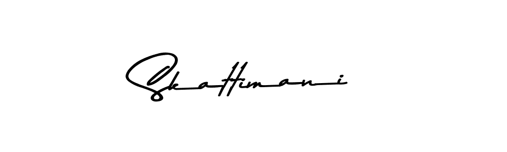 How to make Skattimani signature? Asem Kandis PERSONAL USE is a professional autograph style. Create handwritten signature for Skattimani name. Skattimani signature style 9 images and pictures png