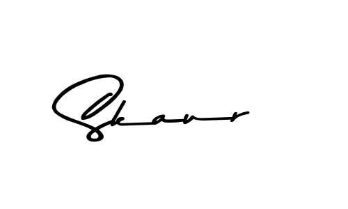 Make a beautiful signature design for name Skaur. With this signature (Asem Kandis PERSONAL USE) style, you can create a handwritten signature for free. Skaur signature style 9 images and pictures png