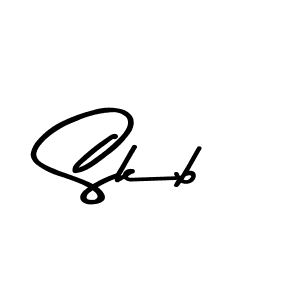 How to Draw Skb signature style? Asem Kandis PERSONAL USE is a latest design signature styles for name Skb. Skb signature style 9 images and pictures png