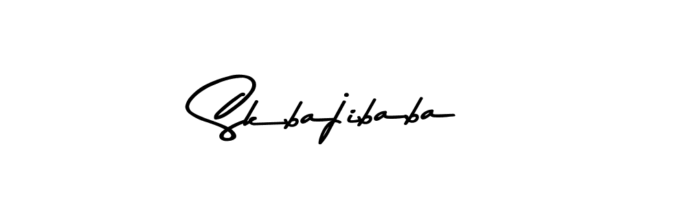 Skbajibaba stylish signature style. Best Handwritten Sign (Asem Kandis PERSONAL USE) for my name. Handwritten Signature Collection Ideas for my name Skbajibaba. Skbajibaba signature style 9 images and pictures png