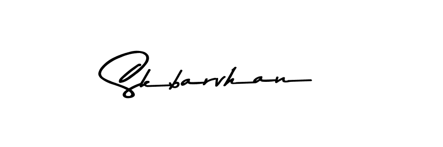 Design your own signature with our free online signature maker. With this signature software, you can create a handwritten (Asem Kandis PERSONAL USE) signature for name Skbarvhan. Skbarvhan signature style 9 images and pictures png