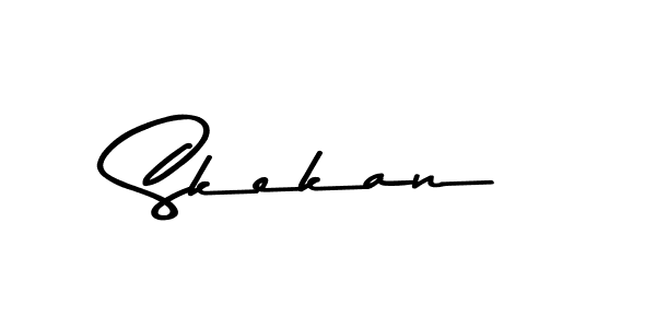 How to make Skekan signature? Asem Kandis PERSONAL USE is a professional autograph style. Create handwritten signature for Skekan name. Skekan signature style 9 images and pictures png
