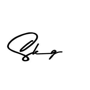 How to make Skg signature? Asem Kandis PERSONAL USE is a professional autograph style. Create handwritten signature for Skg name. Skg signature style 9 images and pictures png