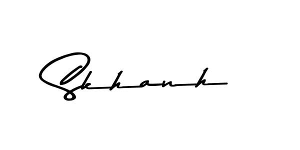 How to Draw Skhanh signature style? Asem Kandis PERSONAL USE is a latest design signature styles for name Skhanh. Skhanh signature style 9 images and pictures png