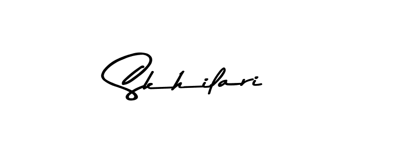 How to make Skhilari signature? Asem Kandis PERSONAL USE is a professional autograph style. Create handwritten signature for Skhilari name. Skhilari signature style 9 images and pictures png