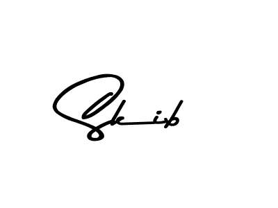 You should practise on your own different ways (Asem Kandis PERSONAL USE) to write your name (Skib) in signature. don't let someone else do it for you. Skib signature style 9 images and pictures png