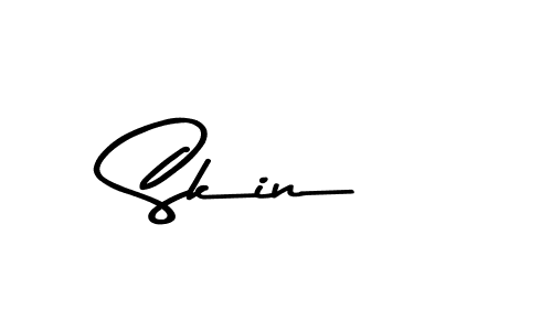 Make a beautiful signature design for name Skin . With this signature (Asem Kandis PERSONAL USE) style, you can create a handwritten signature for free. Skin  signature style 9 images and pictures png