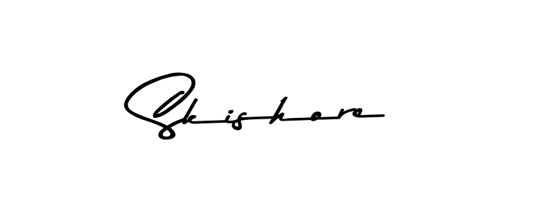 Here are the top 10 professional signature styles for the name Skishore. These are the best autograph styles you can use for your name. Skishore signature style 9 images and pictures png