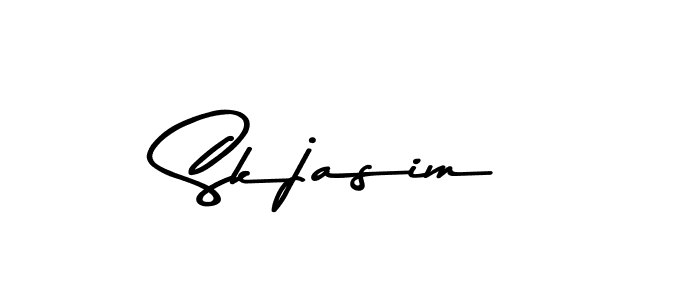 Make a beautiful signature design for name Skjasim. With this signature (Asem Kandis PERSONAL USE) style, you can create a handwritten signature for free. Skjasim signature style 9 images and pictures png