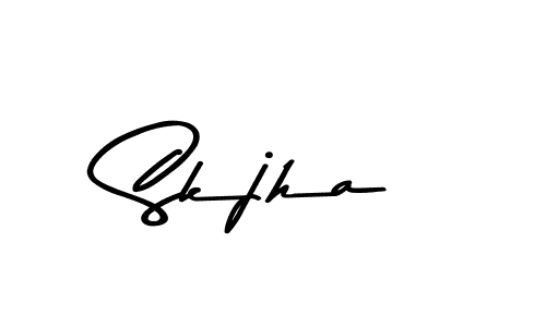 if you are searching for the best signature style for your name Skjha. so please give up your signature search. here we have designed multiple signature styles  using Asem Kandis PERSONAL USE. Skjha signature style 9 images and pictures png
