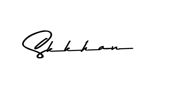 How to make Skkhan signature? Asem Kandis PERSONAL USE is a professional autograph style. Create handwritten signature for Skkhan name. Skkhan signature style 9 images and pictures png