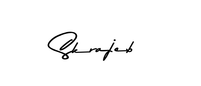 Skrajeb stylish signature style. Best Handwritten Sign (Asem Kandis PERSONAL USE) for my name. Handwritten Signature Collection Ideas for my name Skrajeb. Skrajeb signature style 9 images and pictures png