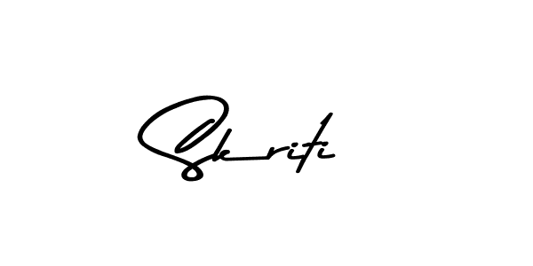 Asem Kandis PERSONAL USE is a professional signature style that is perfect for those who want to add a touch of class to their signature. It is also a great choice for those who want to make their signature more unique. Get Skriti name to fancy signature for free. Skriti signature style 9 images and pictures png