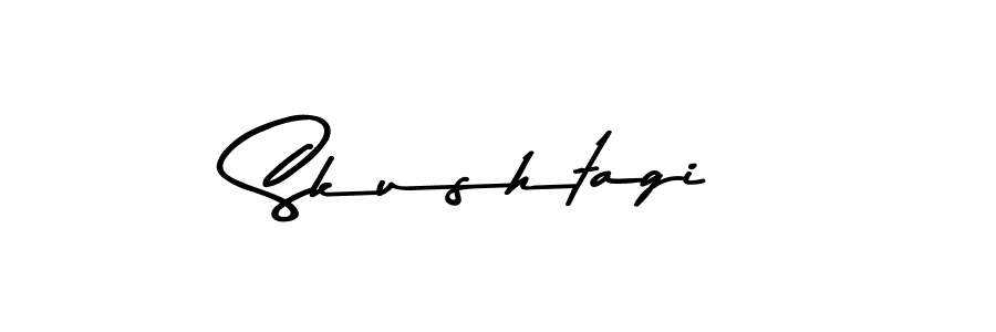 Similarly Asem Kandis PERSONAL USE is the best handwritten signature design. Signature creator online .You can use it as an online autograph creator for name Skushtagi. Skushtagi signature style 9 images and pictures png