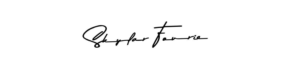 The best way (Asem Kandis PERSONAL USE) to make a short signature is to pick only two or three words in your name. The name Skylar Fourie include a total of six letters. For converting this name. Skylar Fourie signature style 9 images and pictures png