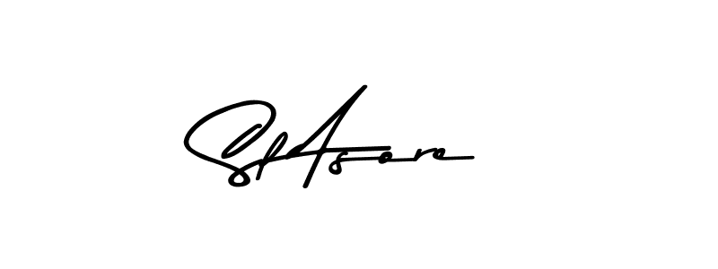 Make a beautiful signature design for name Sl Asore. With this signature (Asem Kandis PERSONAL USE) style, you can create a handwritten signature for free. Sl Asore signature style 9 images and pictures png