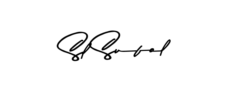 This is the best signature style for the Sl Sufol name. Also you like these signature font (Asem Kandis PERSONAL USE). Mix name signature. Sl Sufol signature style 9 images and pictures png