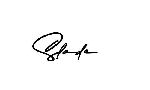 if you are searching for the best signature style for your name Slade. so please give up your signature search. here we have designed multiple signature styles  using Asem Kandis PERSONAL USE. Slade signature style 9 images and pictures png