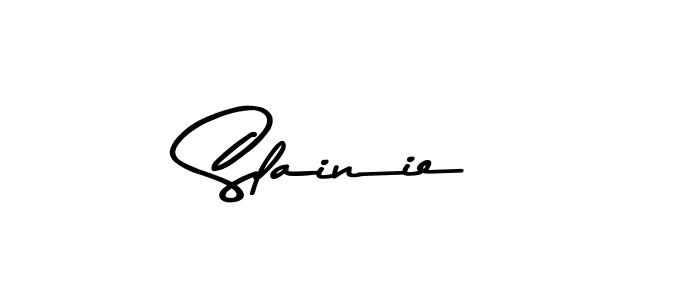 Once you've used our free online signature maker to create your best signature Asem Kandis PERSONAL USE style, it's time to enjoy all of the benefits that Slainie name signing documents. Slainie signature style 9 images and pictures png