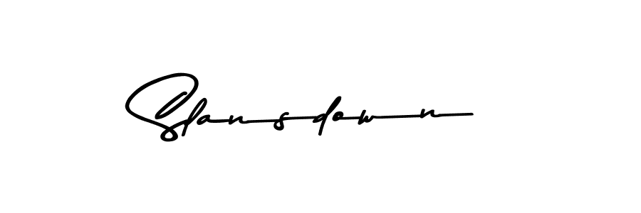 Asem Kandis PERSONAL USE is a professional signature style that is perfect for those who want to add a touch of class to their signature. It is also a great choice for those who want to make their signature more unique. Get Slansdown name to fancy signature for free. Slansdown signature style 9 images and pictures png