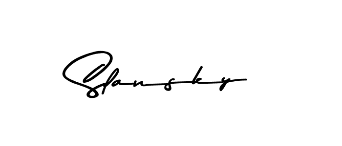 How to Draw Slansky signature style? Asem Kandis PERSONAL USE is a latest design signature styles for name Slansky. Slansky signature style 9 images and pictures png