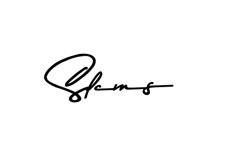 This is the best signature style for the Slcms name. Also you like these signature font (Asem Kandis PERSONAL USE). Mix name signature. Slcms signature style 9 images and pictures png