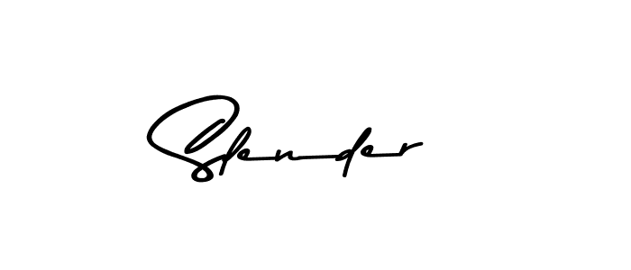 Also You can easily find your signature by using the search form. We will create Slender name handwritten signature images for you free of cost using Asem Kandis PERSONAL USE sign style. Slender signature style 9 images and pictures png