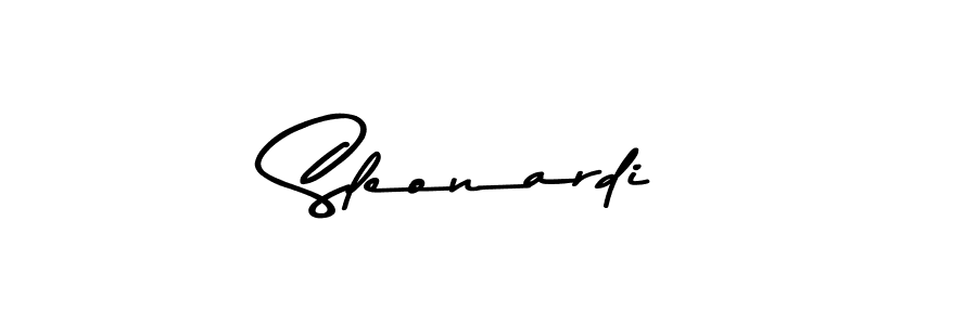 Make a beautiful signature design for name Sleonardi. With this signature (Asem Kandis PERSONAL USE) style, you can create a handwritten signature for free. Sleonardi signature style 9 images and pictures png