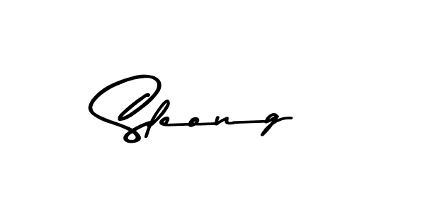 Use a signature maker to create a handwritten signature online. With this signature software, you can design (Asem Kandis PERSONAL USE) your own signature for name Sleong. Sleong signature style 9 images and pictures png
